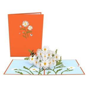 Daisies with Monarch Butterfly